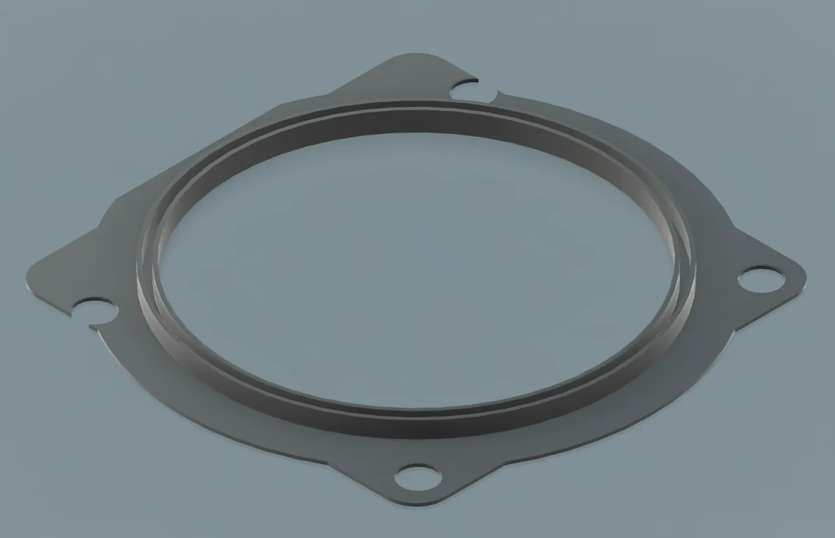 Fusion 360 model of the low-profile spacer